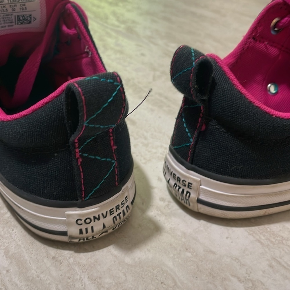 Girls' Converse Chuck Taylor All Star Madison Shimmer Ox Sneakers *US 1 - Picture 4 of 7